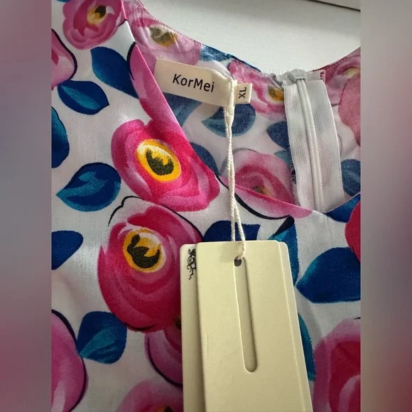 Kormei NWT Floral Maxi / Shorts Jumpsuit - Picture 5 of 16